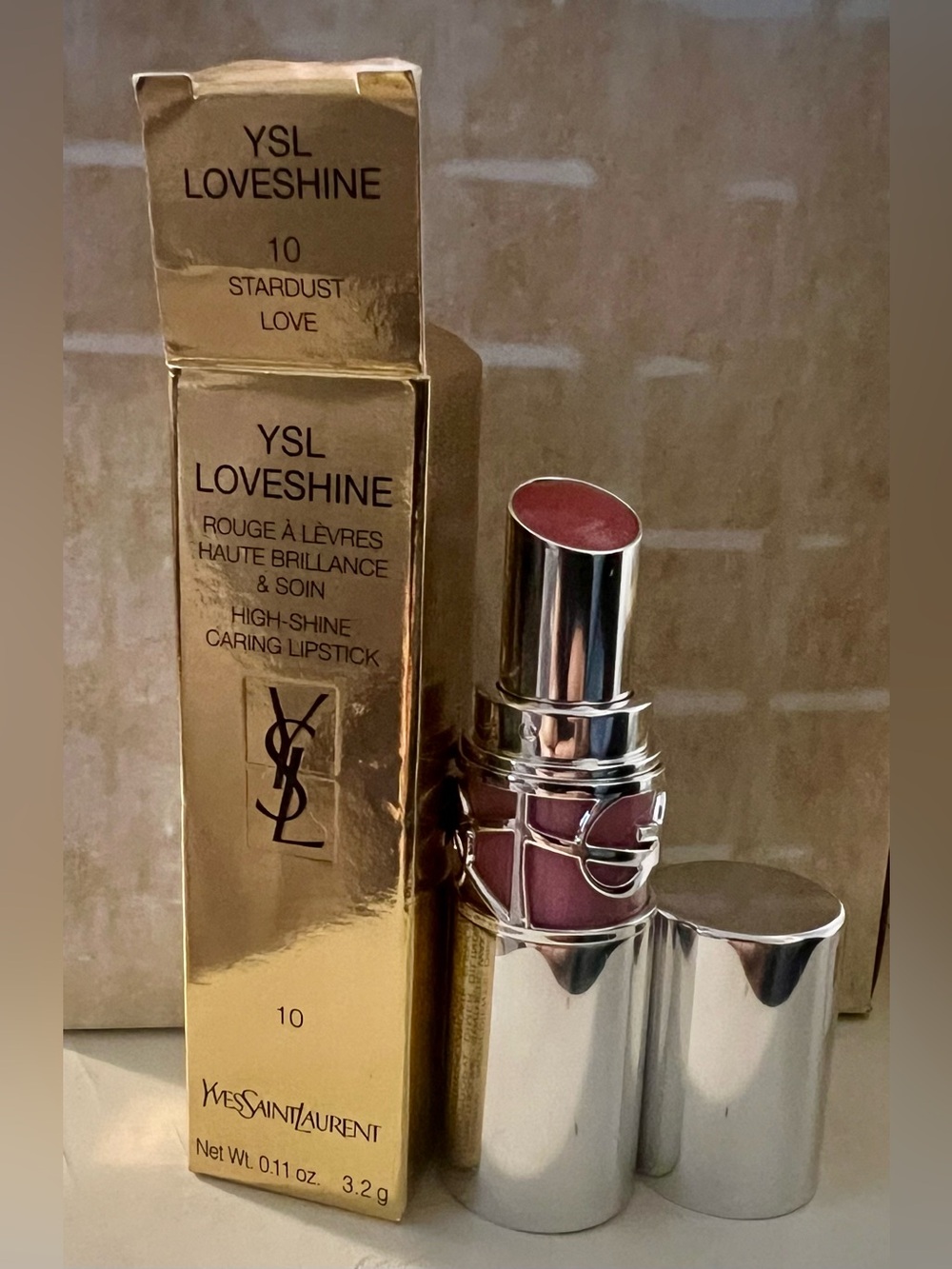 Yves Saint Laurent Loveshine High-Shine Lipstick in Stardust Love 10